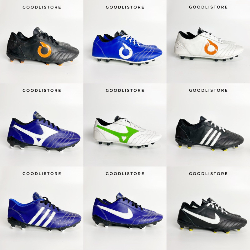 SEPATU BOLA KULIT SAPI ASLI TERJAHIT KELILING - MAKASSAR