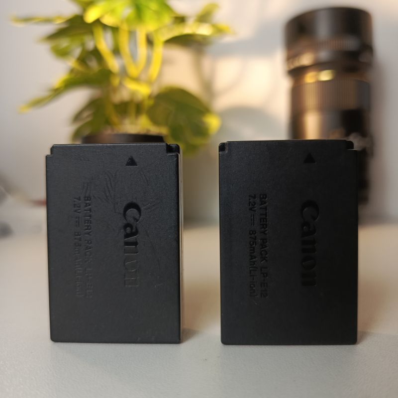 batrey lp E-12 ORIGINAL SECOND Untuk kamera 100D M10 M50 M100 M200 dll