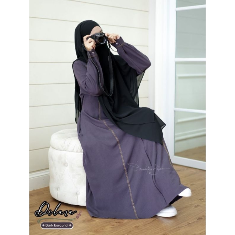 Gamis Dilara | Damaira Hijab |Gamis Only |Gamis Crinkle