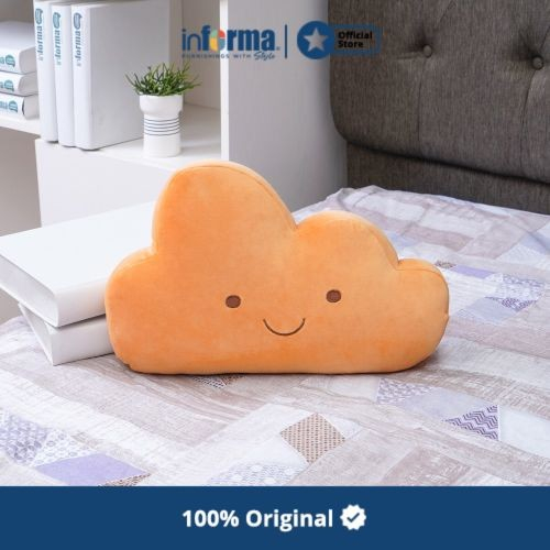 Informa Bantal Sofa Karakter Awan Cushion Kamar Anak Boneka Mobil 44cm