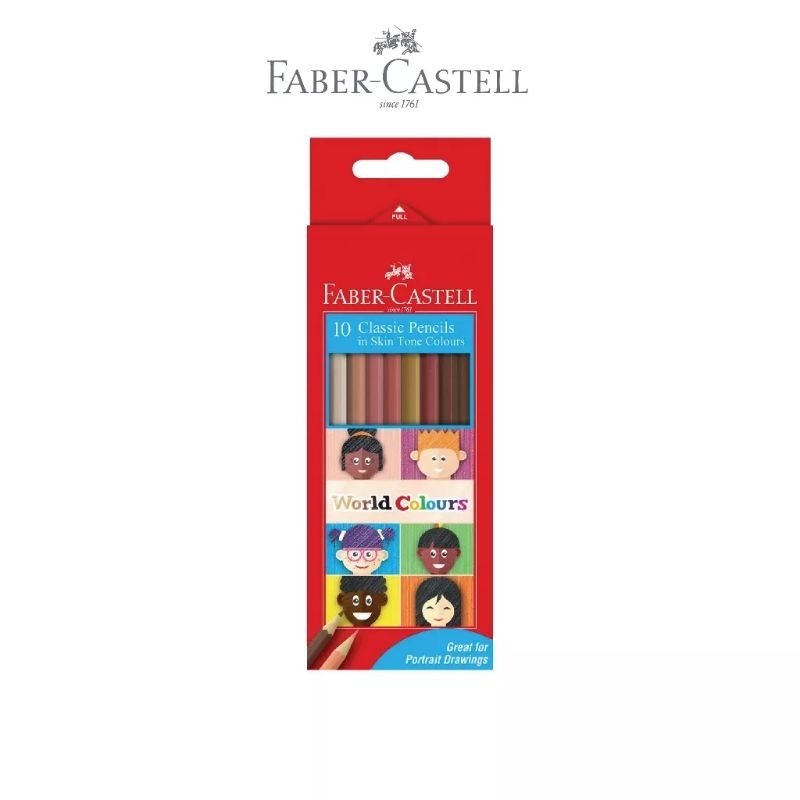 

Faber-Castell Colour Pencils Classic World Colours set 10