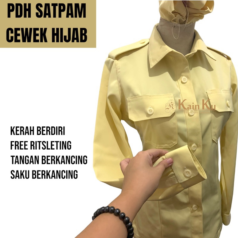 PDH Secwan Terbaru (PDH Satpam Wanita) Exclusive