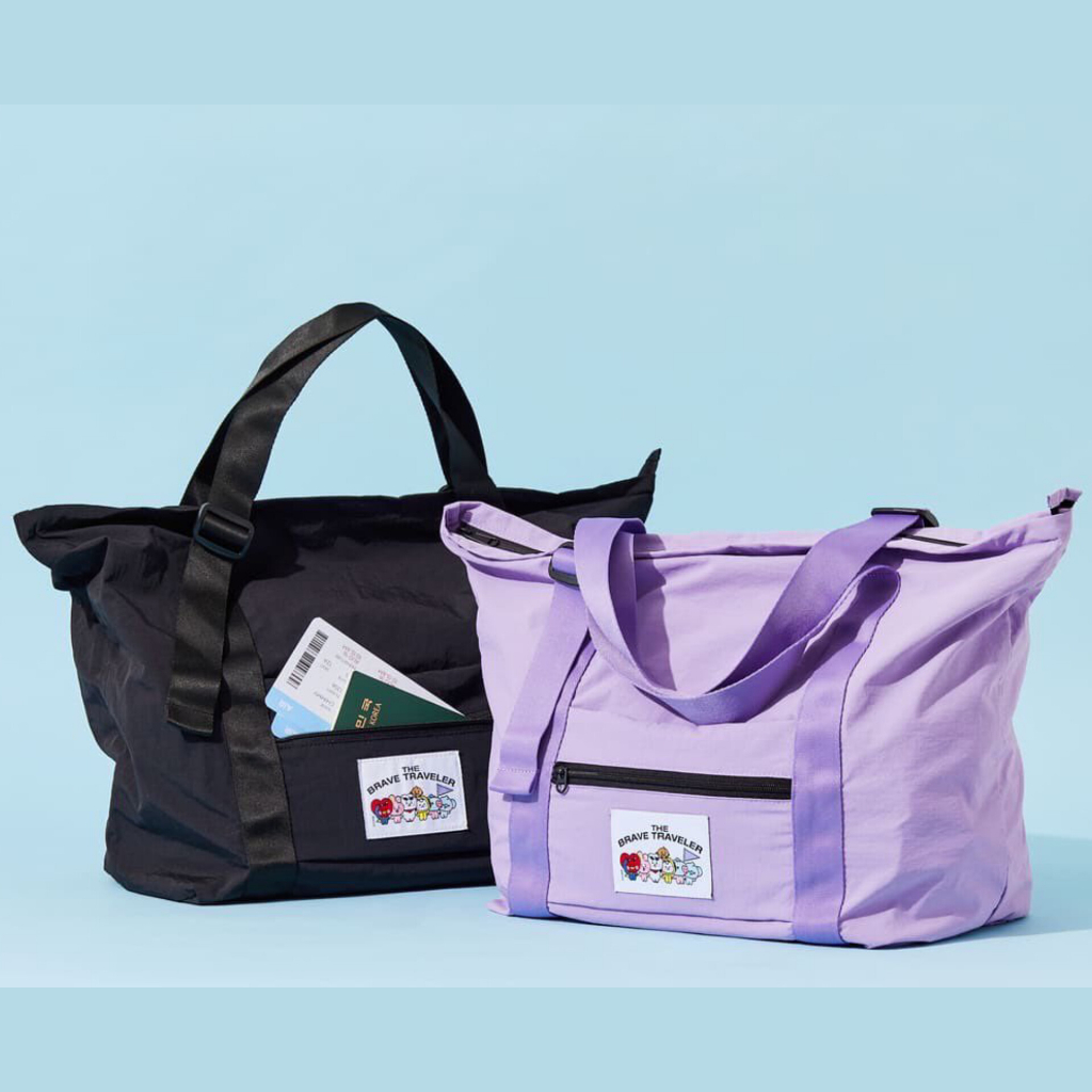 OFFICIAL BT21 BABY TRAVEL EDITION FOLDABLE TRAVEL BAG