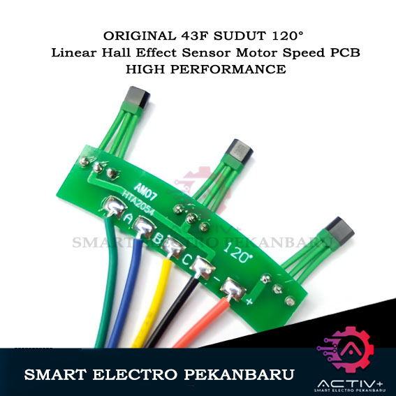 ORIGINAL 43F SUDUT 120° Linear Hall Effect Sensor Motor Speed PCB Element OH43F SS43F Handle Gas Ele