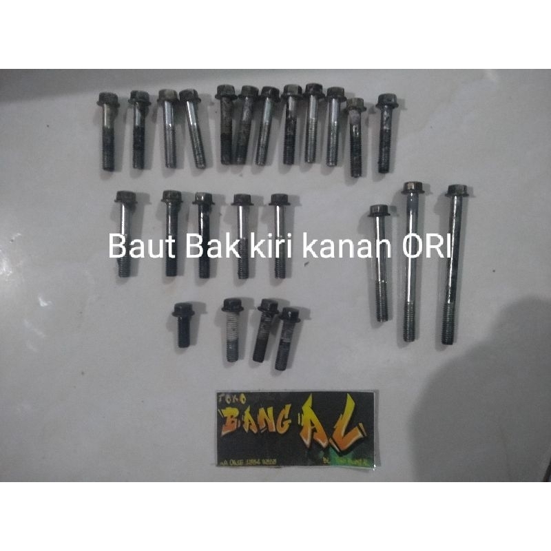 Baut Blok mesin satria Fu original