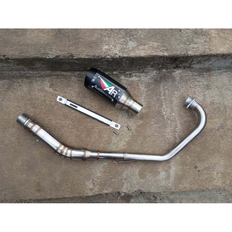 Knalpot austin racing pnp al motor Bebek