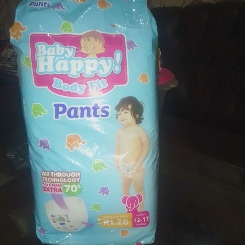 PAMPERS BABY HAPPY PANTS S,M,L,XL