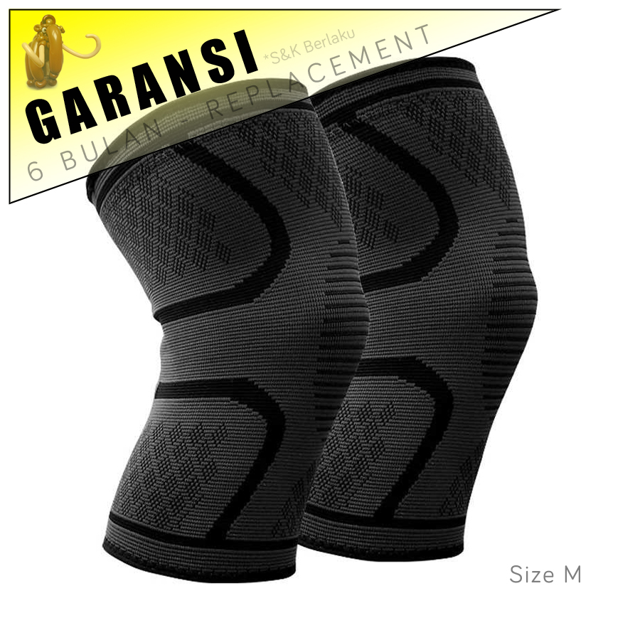 [COD] Pelindung Lutut Knee Support Brace Fitness 1 Pair Sepasang Alat Kesehatan Deker