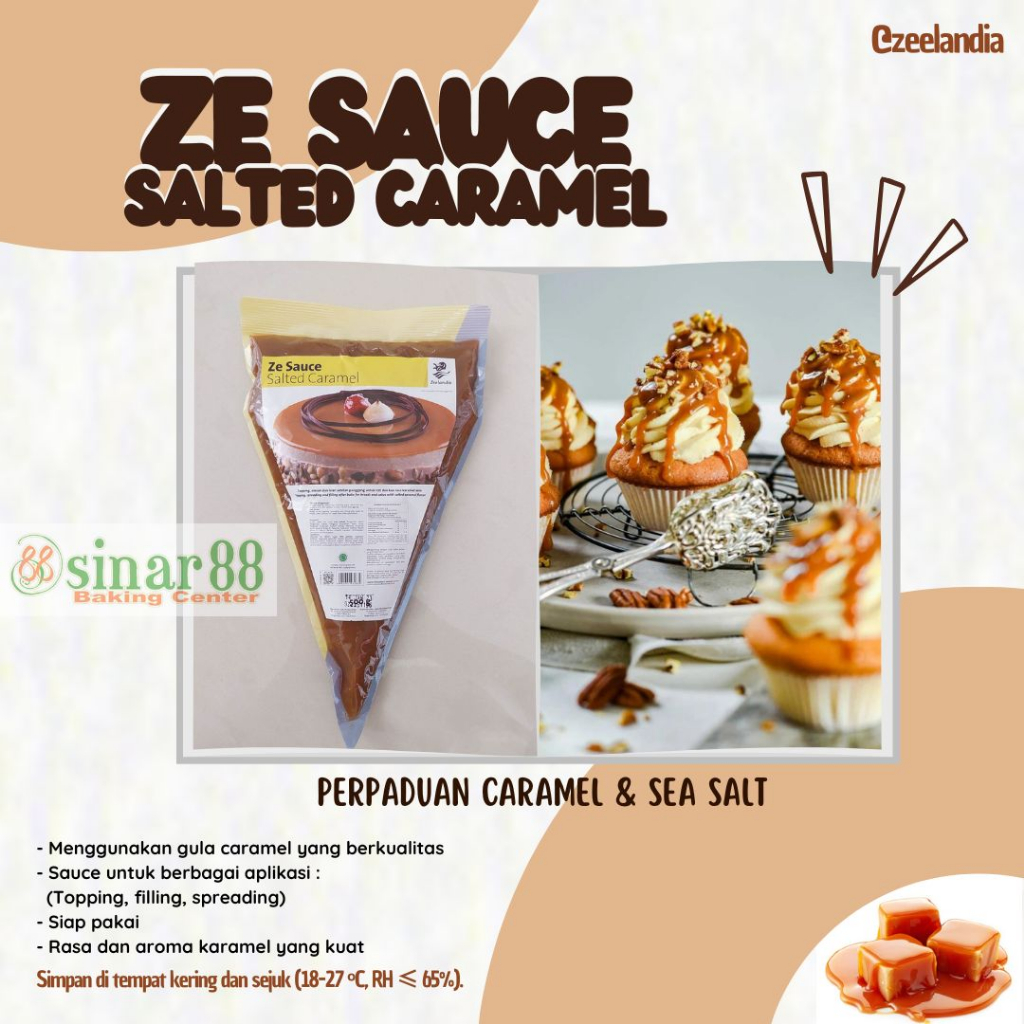 

Ze Sauce Salted Caramel 500gr (Saus Topping Caramel)