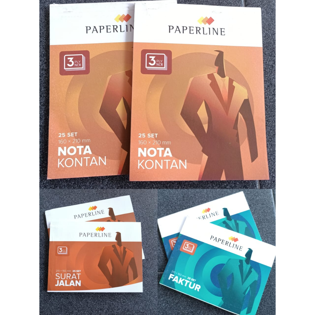 

NOTA KONTAN 3 PLY SURAT JALAN NOTA FRAKTUR BESAR 25 SET MEREK PAPERLINE 1 PCS