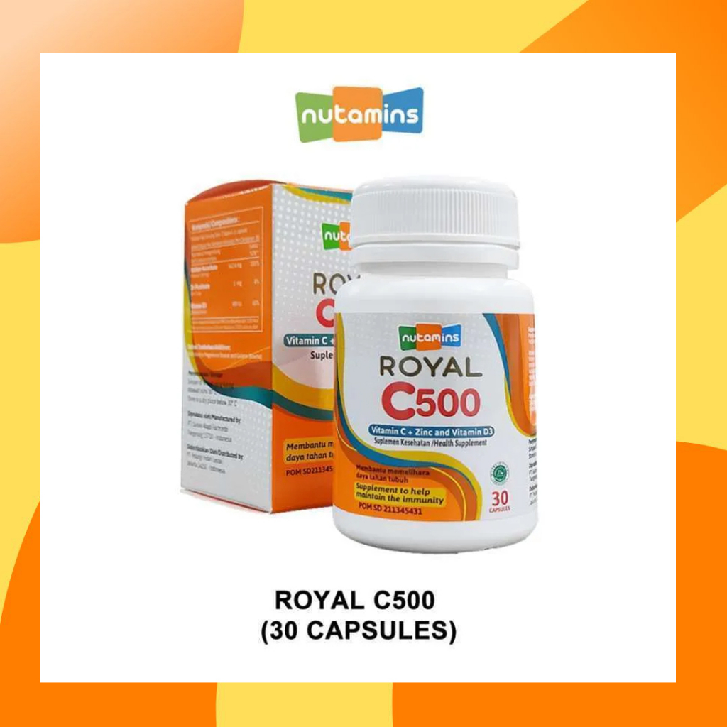 Nutamins Royal C 500 - isi 30 caps