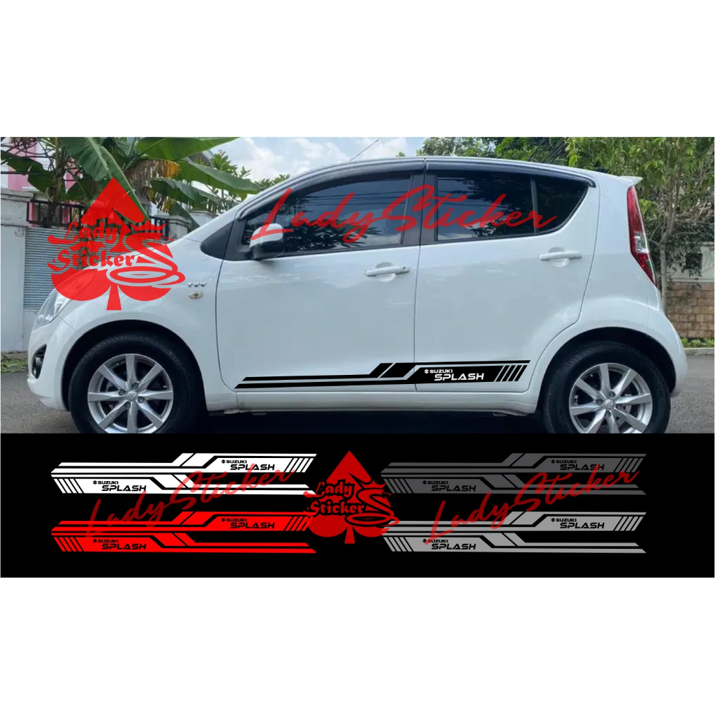 sticker stiker mobil splash striping sticker mobil suzuki splash