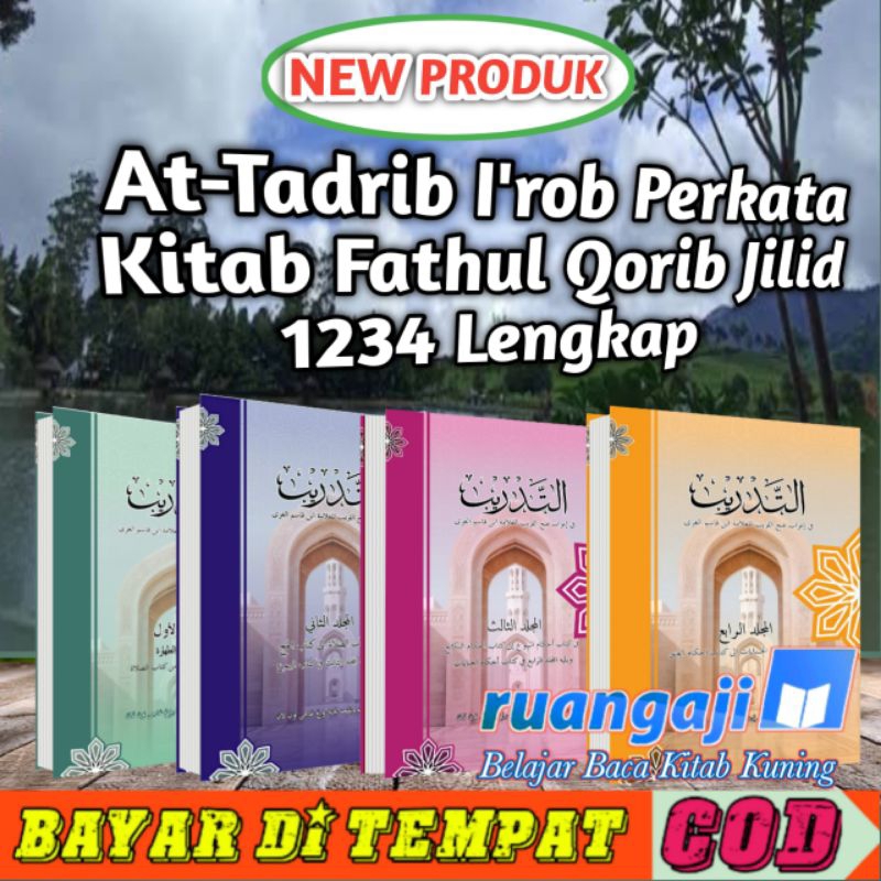 Paket diskon Jilid 1234 - I'rob Perkata Fathul Qorib (AT-TADRIB)