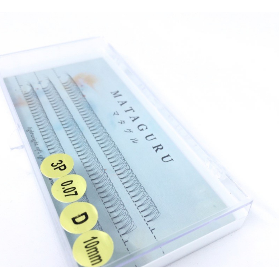 Premade Eyelash Extension Tanam Bulumata Palsu Rusian Russian Volume 3D 5D 6D Mataguru