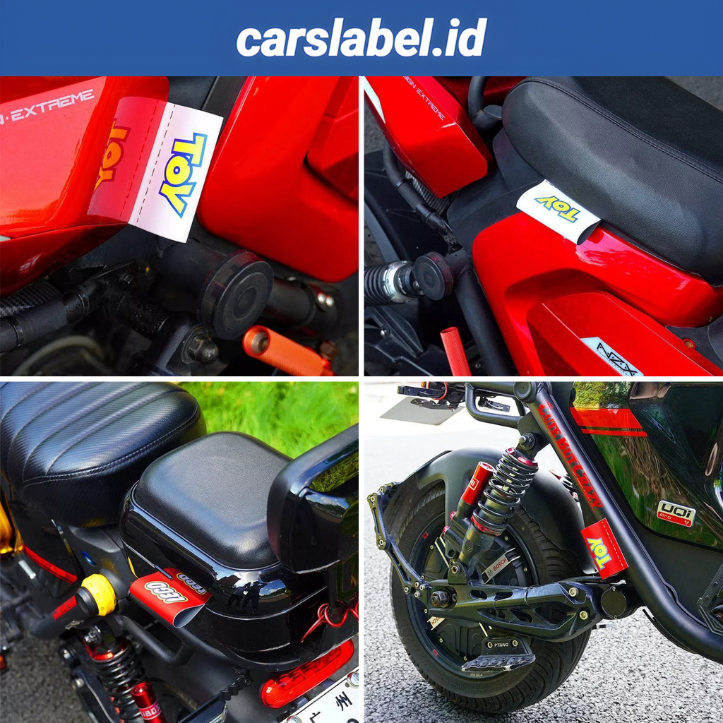 

mh Lego Toy - MINI Label Tag - Variasi Pintu Bagasi Body - Hiasan Stiker Lego Mobil Motor Viral