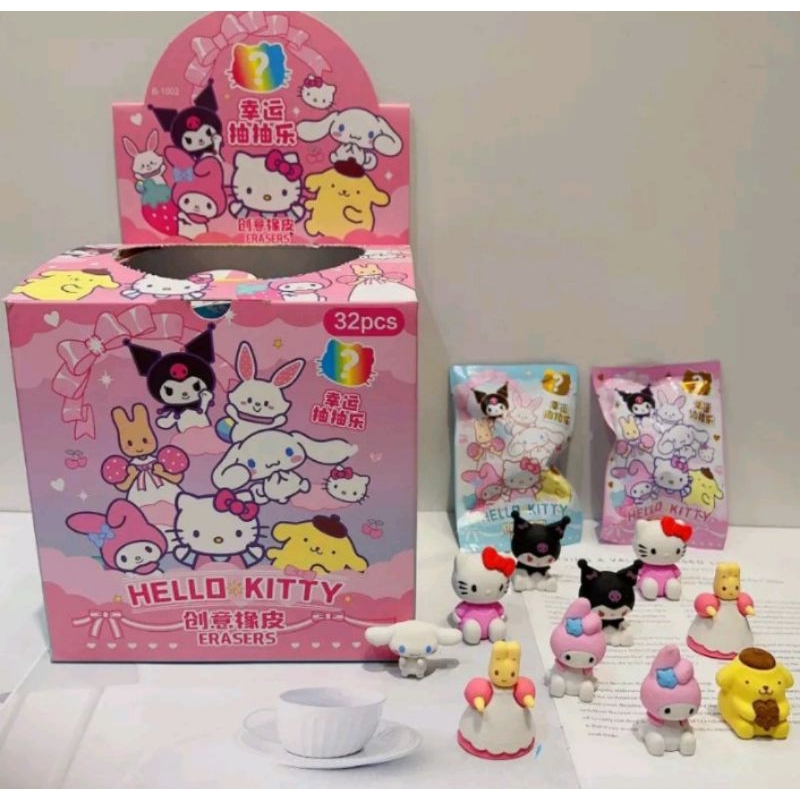 

Penghapus Blindbox misteri penghapus BB Sanrio cinnamoroll kuromi hello kitty melody lucu