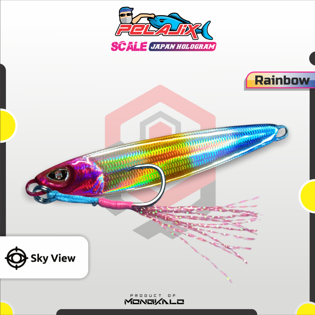 Mongkalo Pelajix Sisik-Kecil noGID noMotif Candy 40 Rainbow