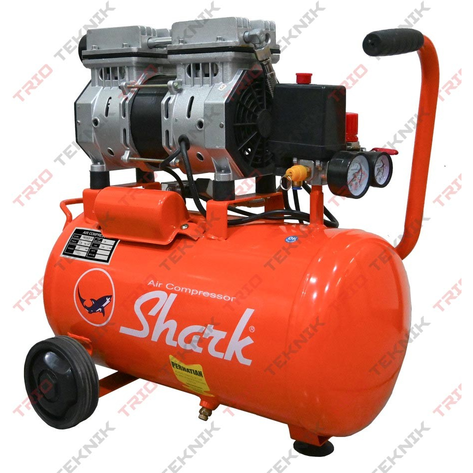 Kompresor Shark OV1025 1HP Oilles Kompresor Shark 1HP 25 Liter Silent