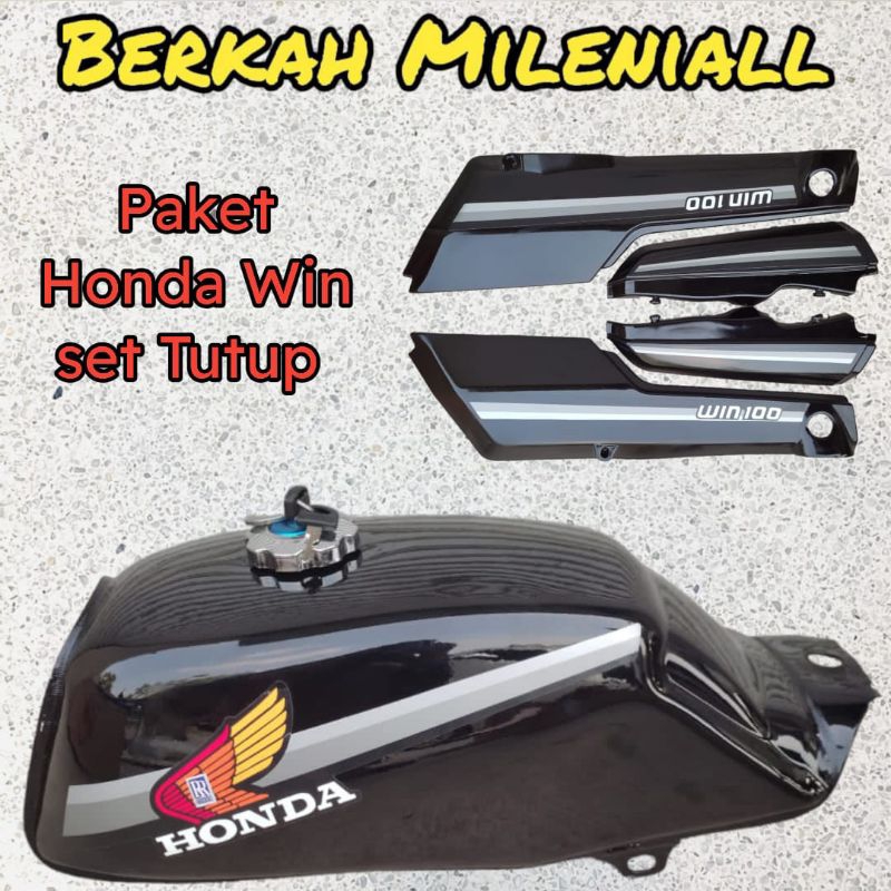Body set Honda Win tangki Honda Win box aki tutup tangki Honda Win