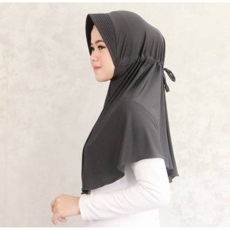 Hijab Bergo Serut Dasya jersey