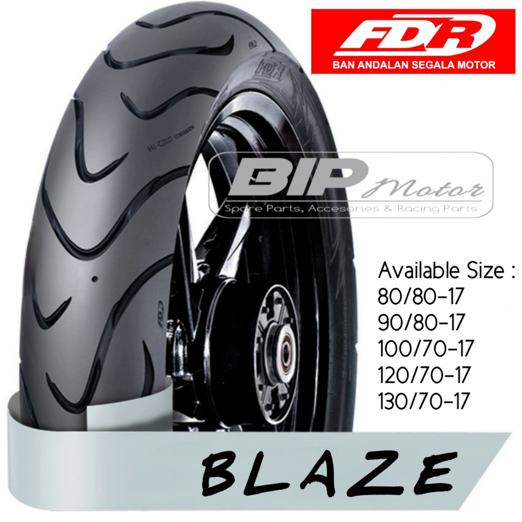 BAN FDR RING 17 BLAZE 100/70-17, 90/80-17, 80/80-17 TUBELESS