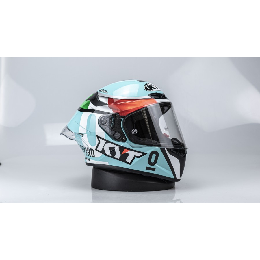 KYT HELM TT COURSE DALLA PORTA + VISOR + SPOILER 3D