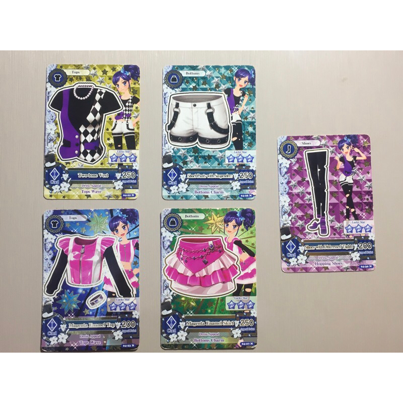 aikatsu aoi normal card set