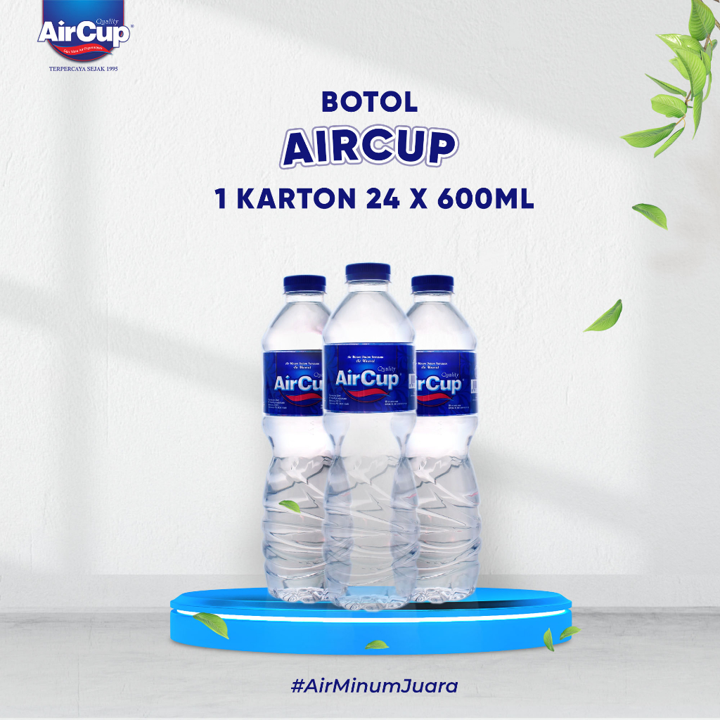 

Botol AIR CUP 600ml isi 24 botol