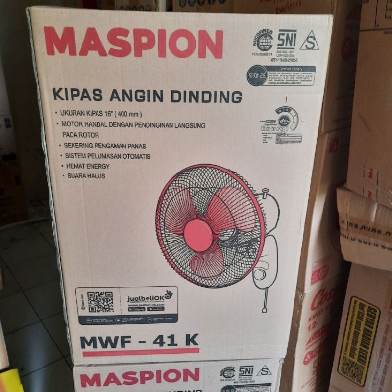 Kipas angin dinding maspion 16" wallfan 41 K