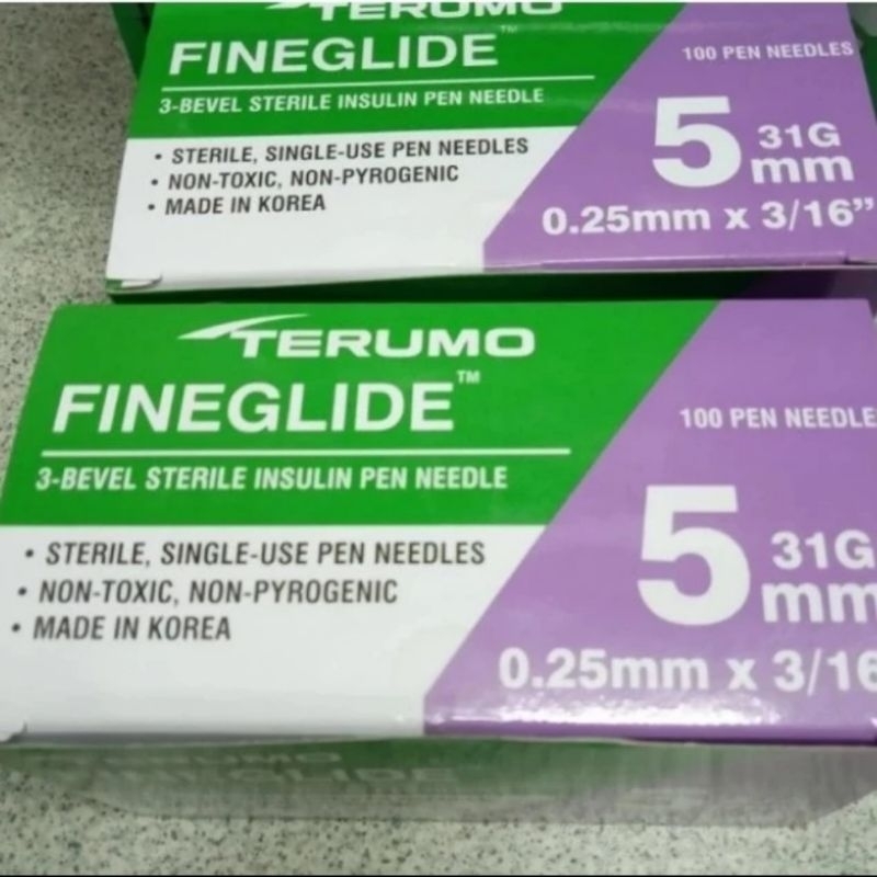 Jarum Insulin / Jarum Insulin 5mm / Insuline Needle 5mm Fineglide Terumo
