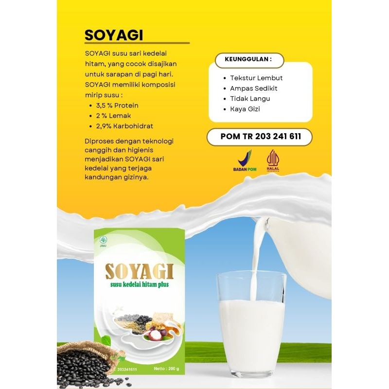 

SOYAGI Susu Kedelai Hitam plus Herbal untuk diet