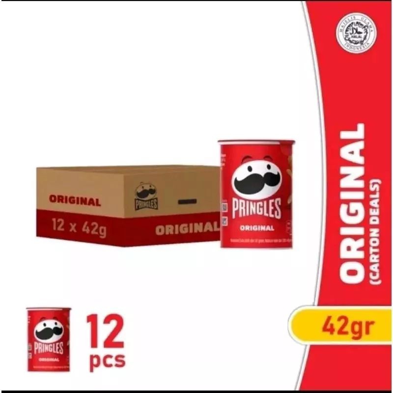

( DUSAN ) Pringles 42 gr 1 DUS isi 12