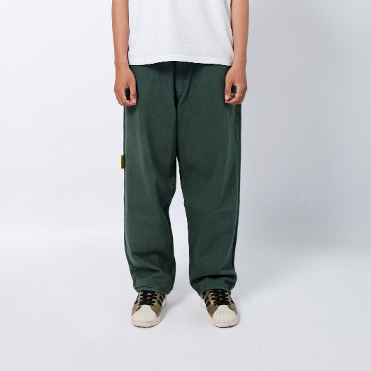 AMIGOS de NIMES - HOMEBOYZ GREEN - BIG BAGGY PANTS