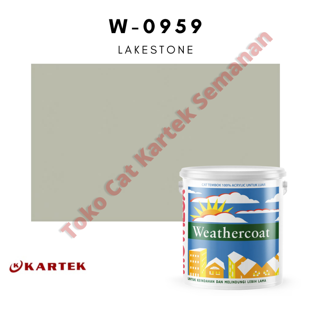 Mowilex Weathercoat Exterior W-0959 Lakestone (20 liter)