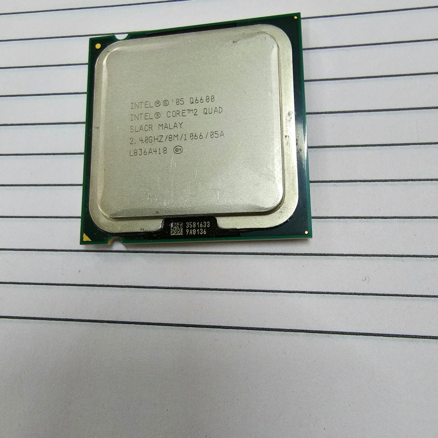 Processor Q6600 Core 2 Quad 2.4 Ghz