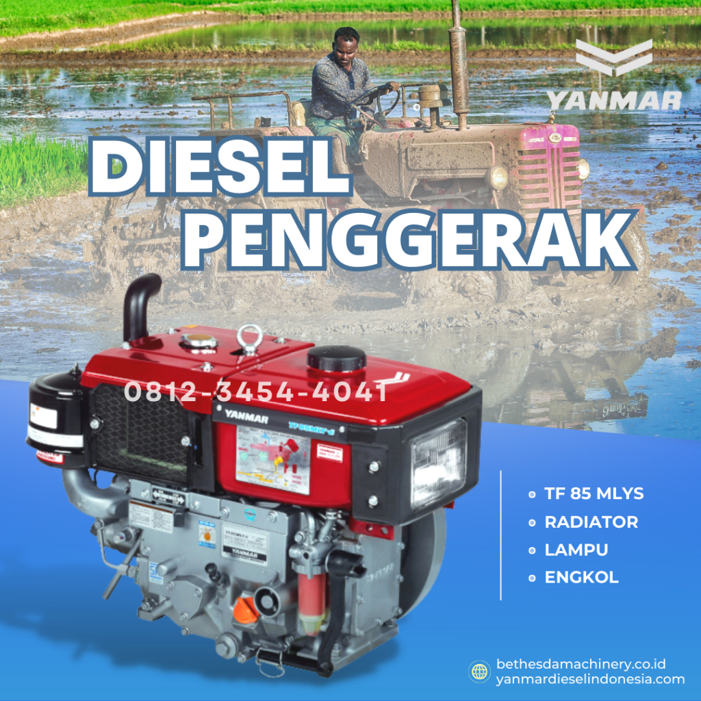 Diesel Engine Serbaguna Yanmar 8.5 PK / Mesin TF 85 MLYS Manual
