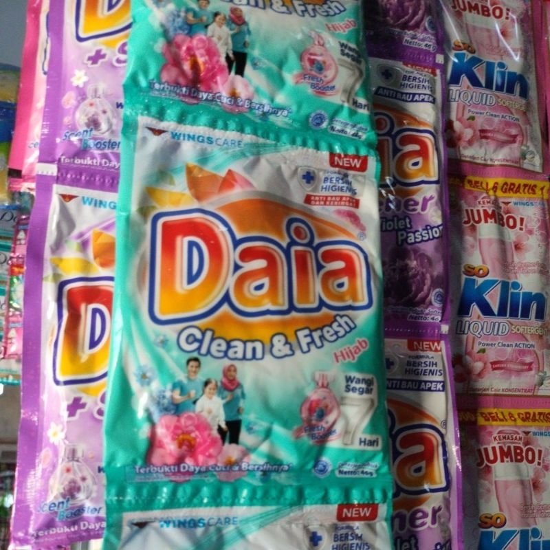 detergen bubuk daia / renceng