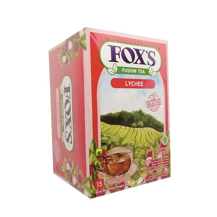 FOX'S Fusion Tea Lychee Box - Teh Celup Leci