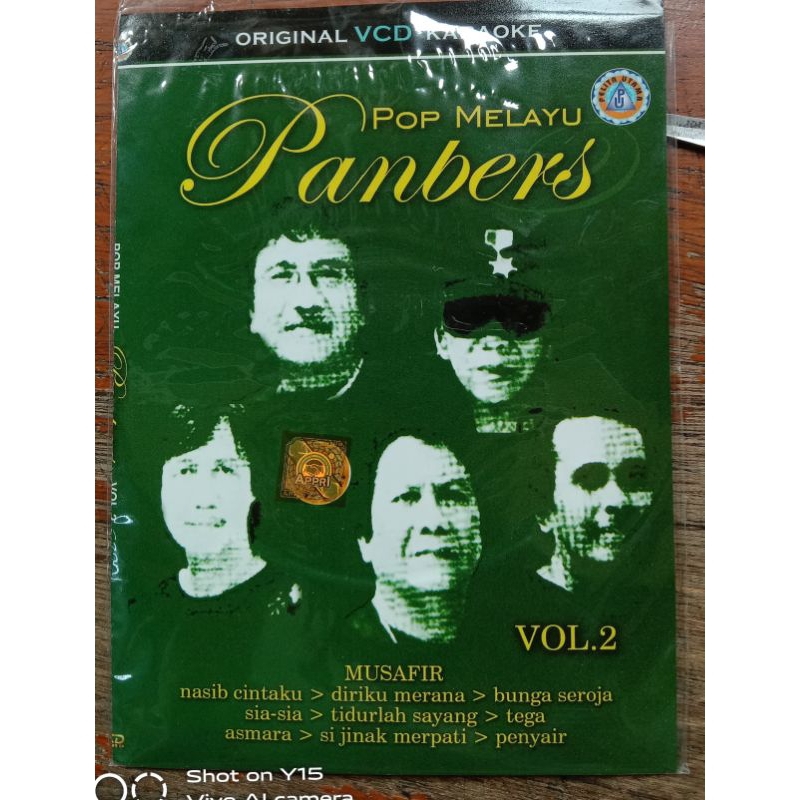 Kaset Vcd original lagu Panbers pop Melayu vol 2