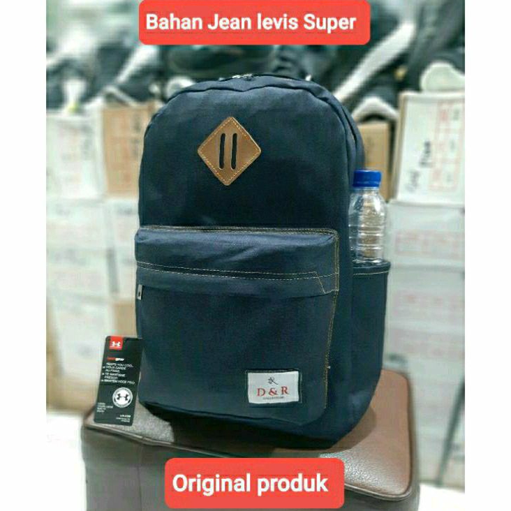 TAS RANSEL PRIA DAN WANITA,TAS SEKOLAH DAN BERPERGIAN BAHAN LEVIS SUPER ORI