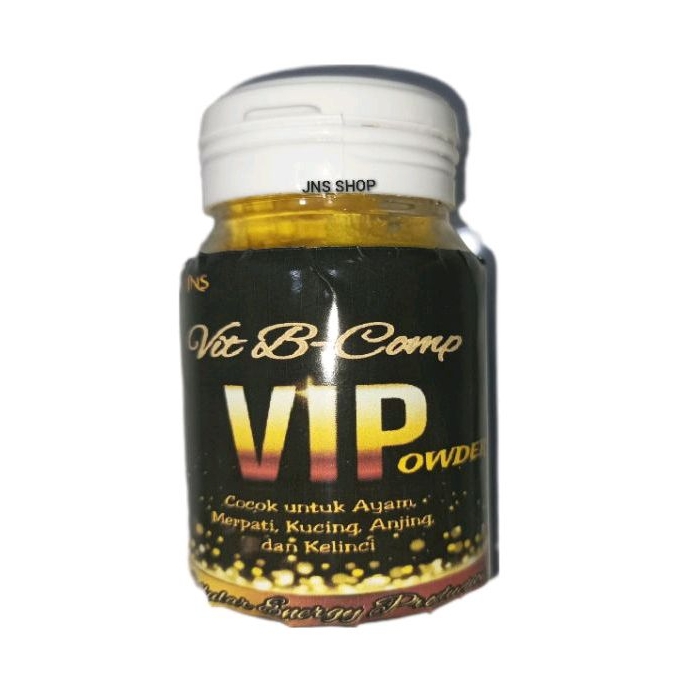 VIT B-COMP VIP POWDER SERBUK 50GR VITAMIN B KOMPLEKS COMPLEX MINERAL UNTUK AYAM MERPATI KUCING ANJIN