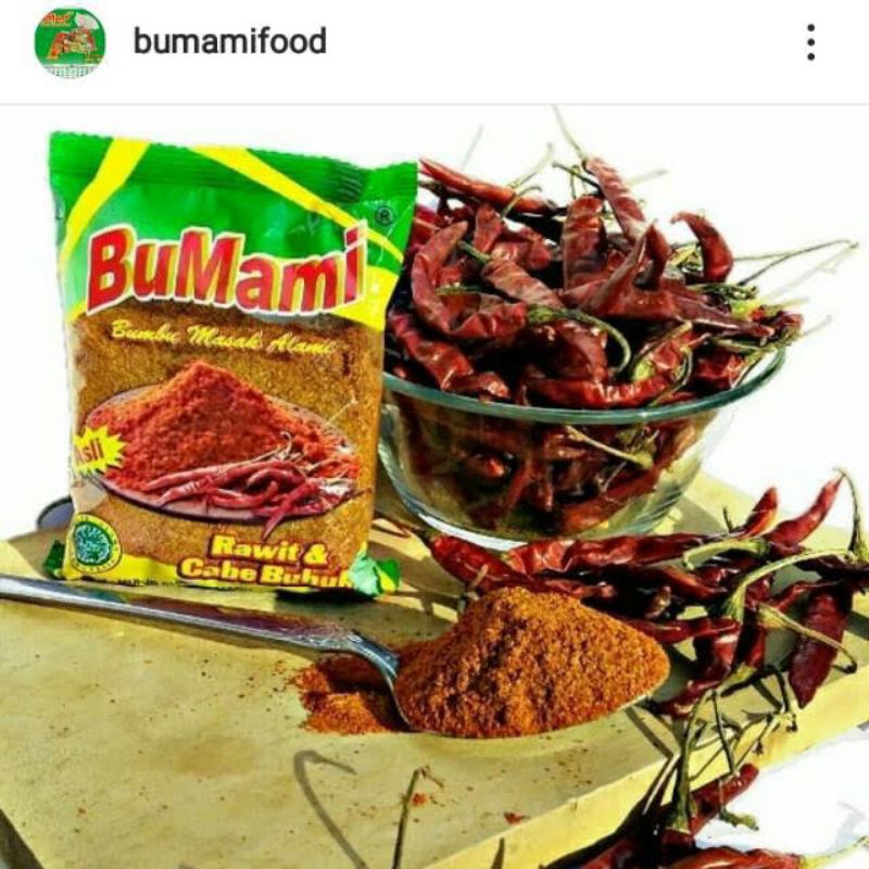 

BUMAMI/bubuk cabe giling/tabur cocok buat teman makan/pelengkap cemilan snack