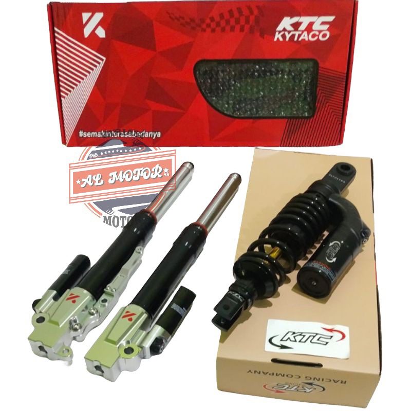 Paketan Shock Breaker KTC Depan Belakang Vario125 Vario150 Vario110 Scoopy Spacy Beat karbu Beat fi 