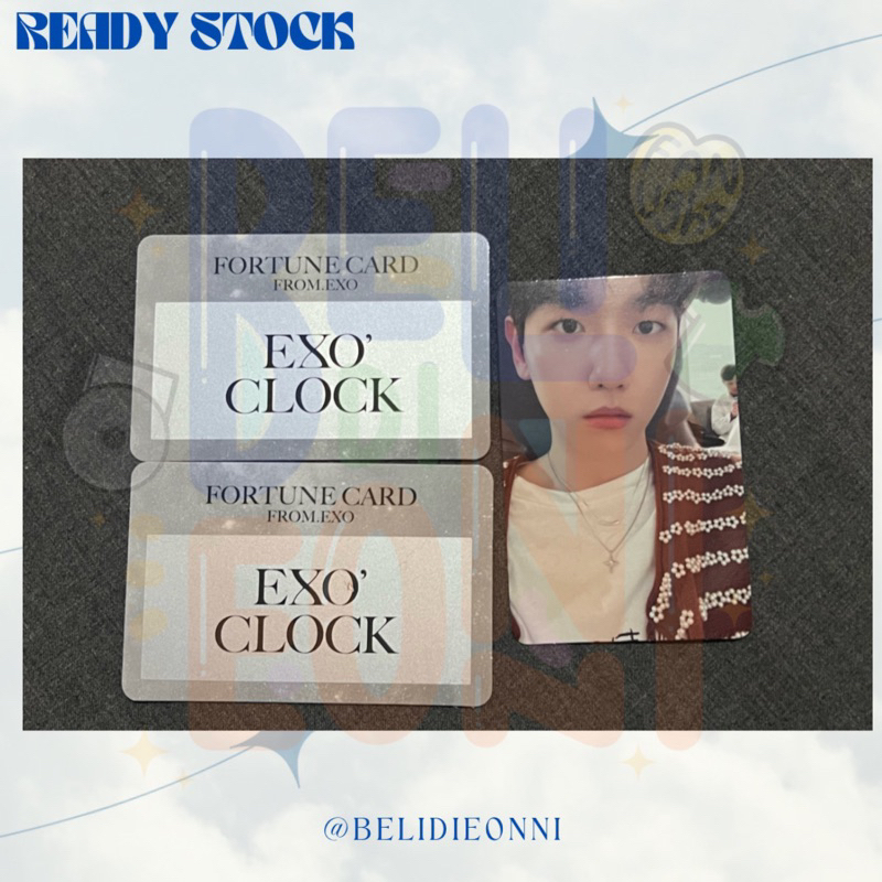 EXO Fortune Scratch Baekhyun