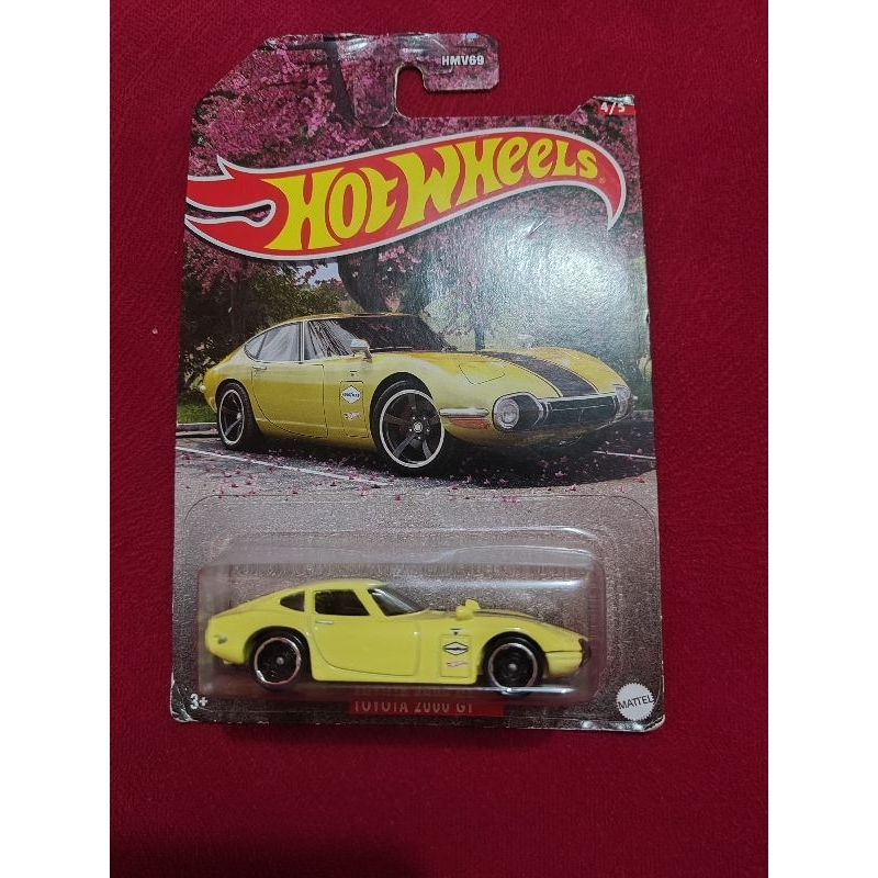 Hotwheels Toyota 2000 Gt Yellow Premium  Japan Series
