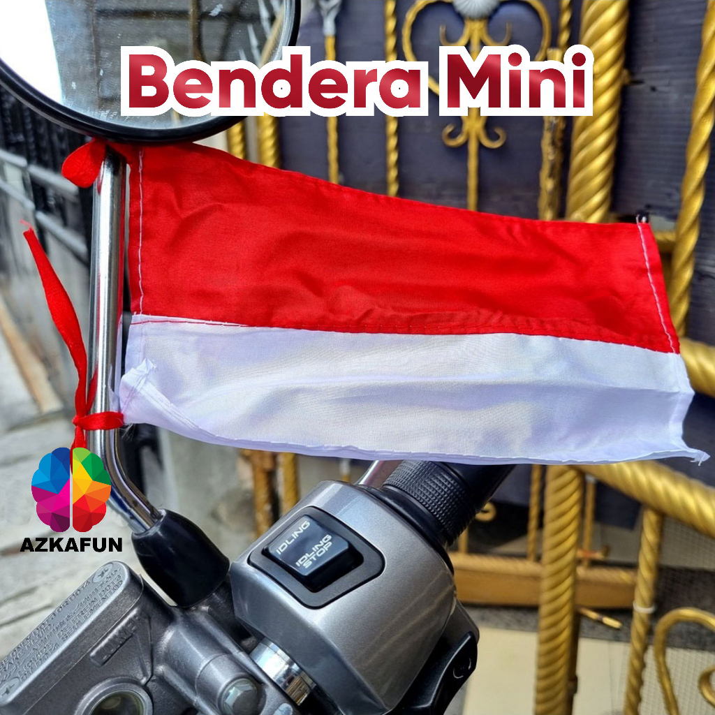 Bendera Mini motor - Bendera motor, bendera indonesia