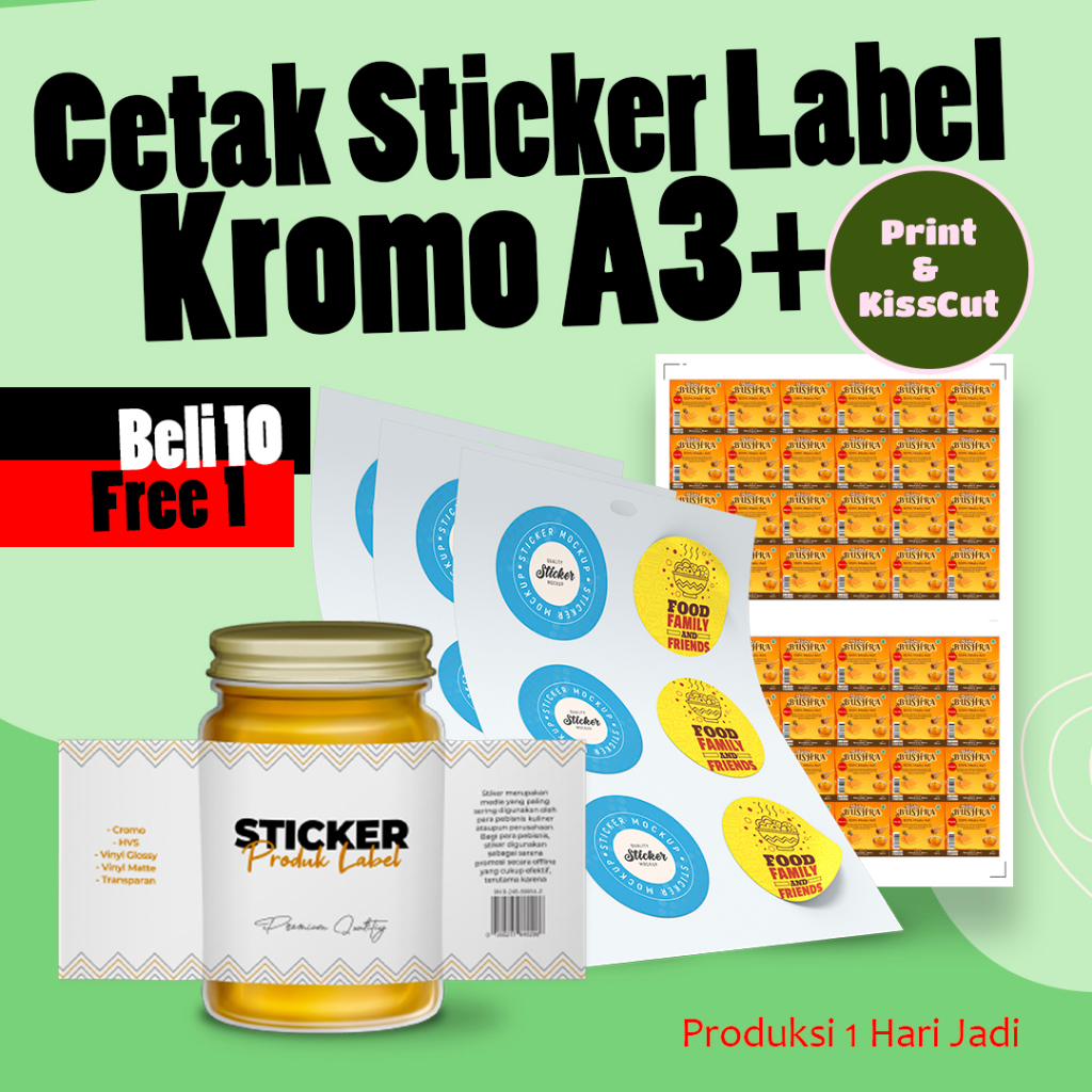 

CETAK STIKER KROMO A3+ (PRINT + CUT)