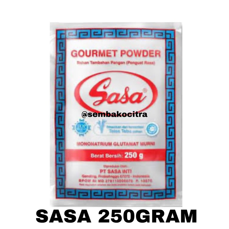 

Micin Sasa Penyedap Rasa 250gr / penyedap rasa sasa 250gr / Mecin Sasa Bumbu penyedap