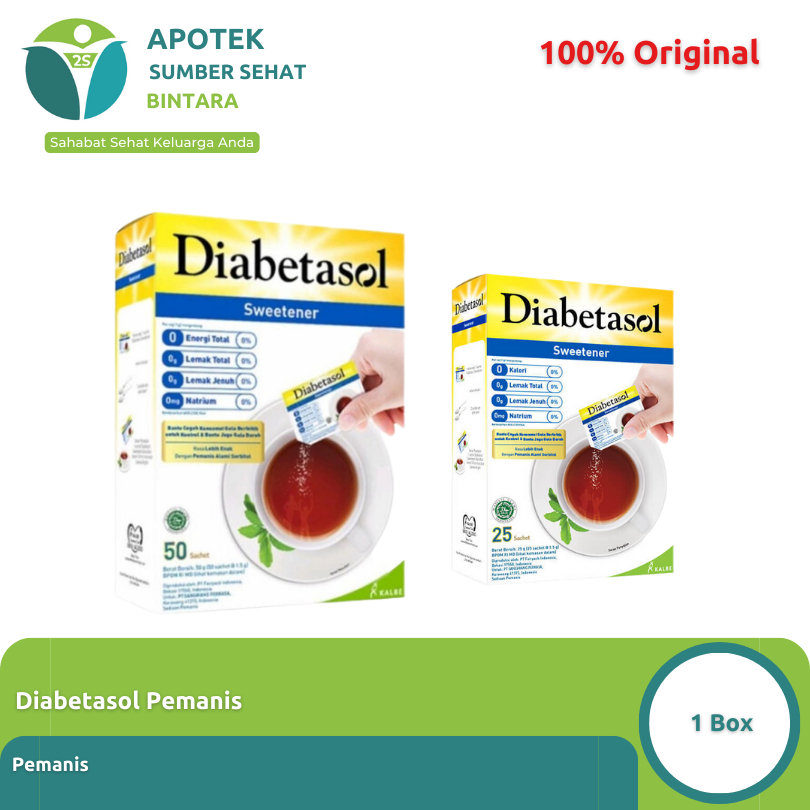 

Diabetasol Calsweet Pemanis 1 box