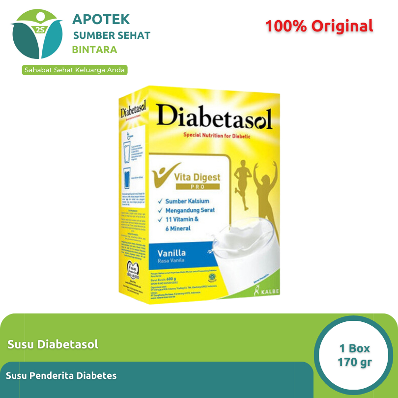 

Susu Diabetasol 170 gr